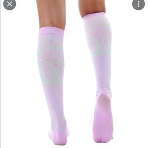 New! Spartan Craft Compression socks, lilac and mint